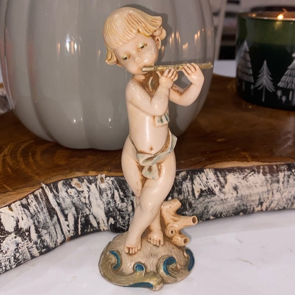 DEPOSE ITALY #283 FLUTE CHERUB - Picture 1 of 4